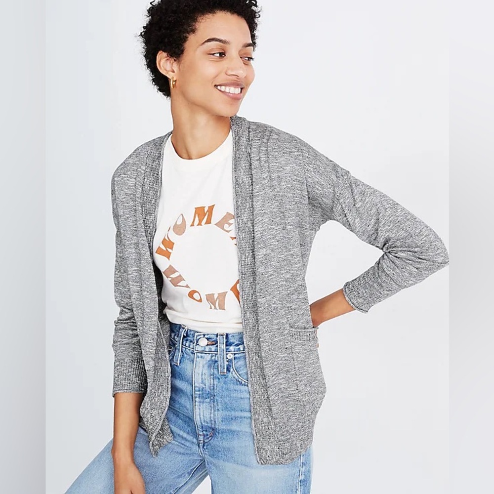Madewell Marled Bradley Cardigan Sweater